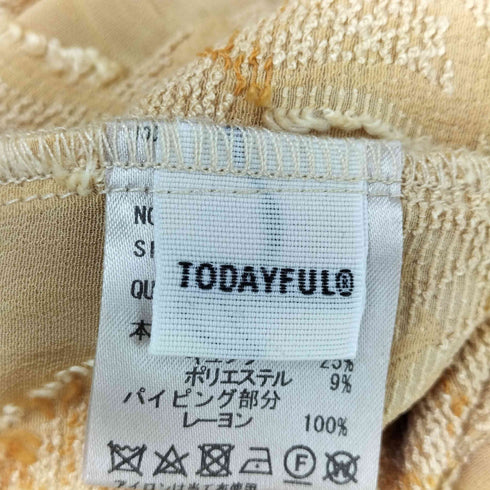 トゥデイフル TODAYFUL Cut Jacquard Gather Blouse レディース FREE