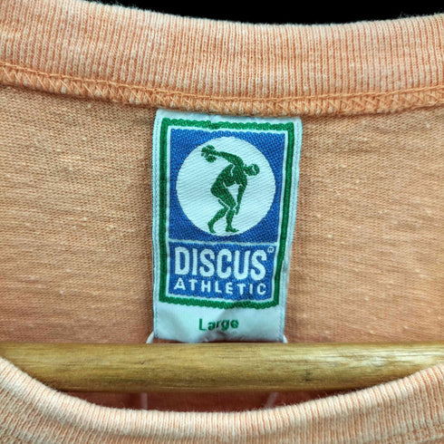 ディスカス アスレチック Discus Athletic ヘビーウェイト フロントロゴ Tシャツ メンズ L