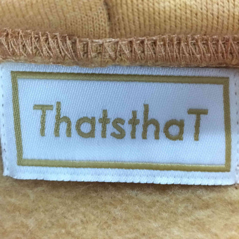 ThatsthaT プリントパーカー メンズ JPN:L