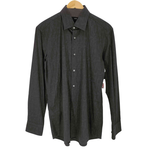 ボスヒューゴボス BOSS HUGO BOSS SLIM FIT 総柄L/Sシャツ メンズ 39A