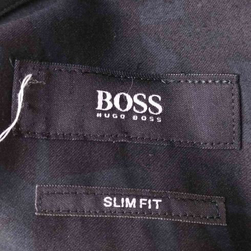 ボスヒューゴボス BOSS HUGO BOSS SLIM FIT 総柄L/Sシャツ メンズ 39A