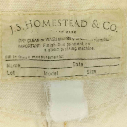 ジャーナルスタンダードホームステッド JOURNAL STANDARD J.S HOMESTEAD キャンバスベスト メンズ