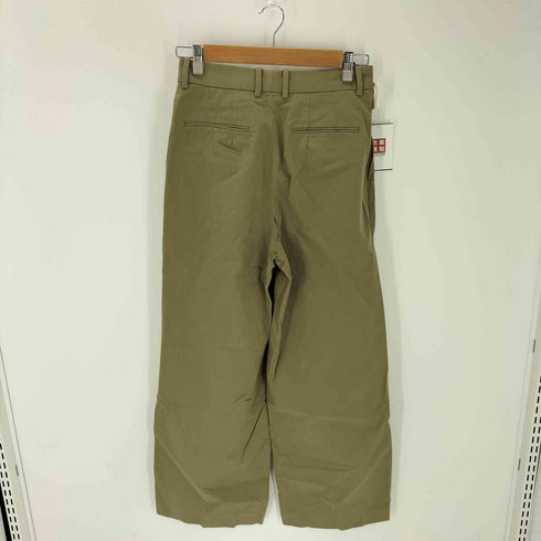 マカフィー MACPHEE コットンキャンバス ツータックワイドパンツ レディース JPN:36