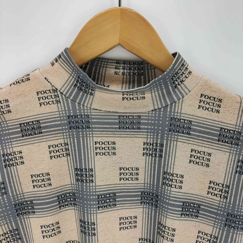 メゾンスペシャル MAISON SPECIAL FOCUS Checkered Turtleneck Tops レディース FREE