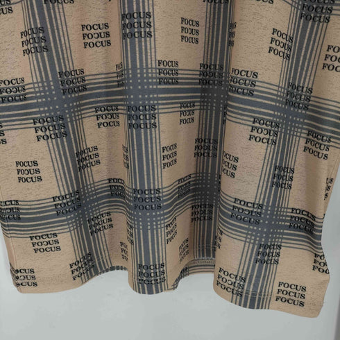 メゾンスペシャル MAISON SPECIAL FOCUS Checkered Turtleneck Tops レディース FREE