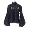ファセッタズム FACETASM エンブロイダリー L/S THE WIND IS HIS SONG THE STARS ARE HIS DREAMS ベロア トップ レディース JPN:1