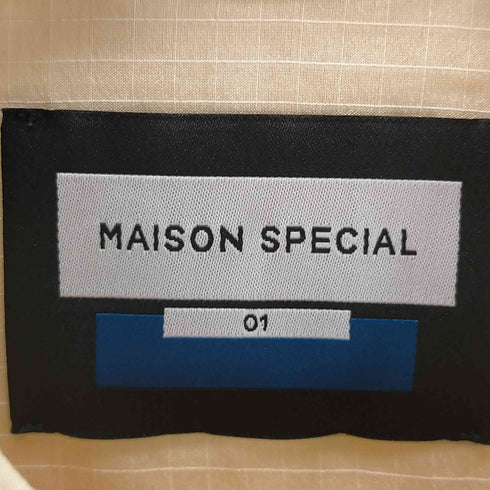 メゾンスペシャル MAISON SPECIAL Prime-Over Layering Short Sleeve Shirt プライムオーバーレイヤリングショートスリーブシャツ メンズ JPN:1