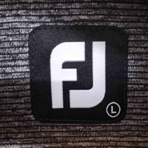 FOOTJOY 刺繍ロゴ ピンストライプ プルオーバー メンズ L