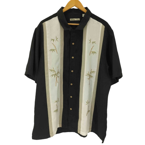 バティックベイ Batik Bay 刺繍デザイン S/S開襟シャツ メンズ JPN:XL