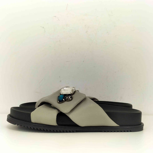 カリーノ carino ビジューフットベッドサンダル レディース JPN:23.5