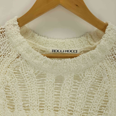 ROCCI ROCCI Damage Knit Top レディース FREE
