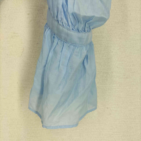 トゥモローランドマカフィー tomorrowland macphee コットンシルクギャザーブラウス レディース FR:36