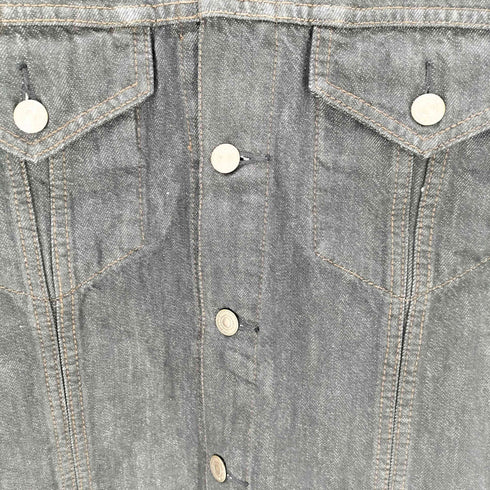 ユニクロ UNIQLO BLACK DENIM JACKET メンズ JPN:S