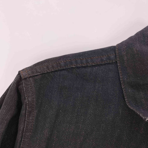 ユニクロ UNIQLO BLACK DENIM JACKET メンズ JPN:S