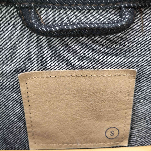 ユニクロ UNIQLO BLACK DENIM JACKET メンズ JPN:S