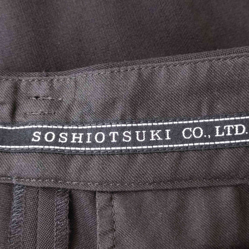 ソウシオオツキ SOSHIOTSUKI KIMONO BREASTED TROUSERS メンズ JPN:46