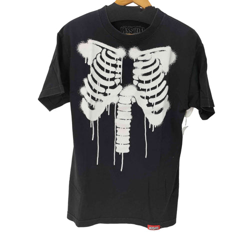 DISSLIT S/S フロントデザインクルーネックTシャツ メンズ import:M