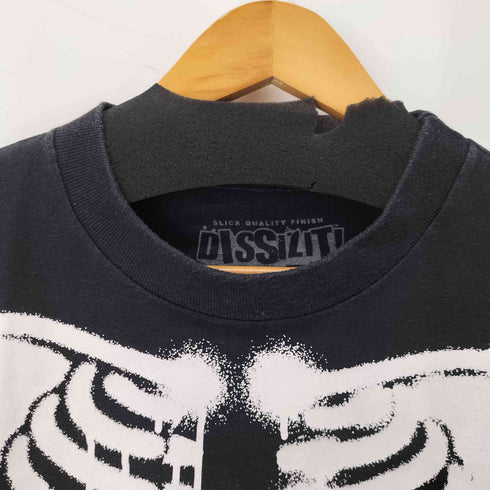 DISSLIT S/S フロントデザインクルーネックTシャツ メンズ import:M
