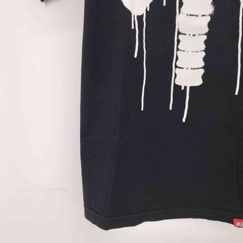 DISSLIT S/S フロントデザインクルーネックTシャツ メンズ import:M