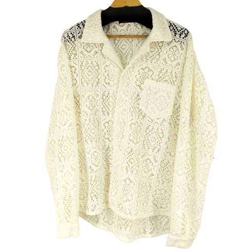 neos aggictive design カットワークシャツ メンズ JPN:L