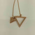 ゲス GUESS トライアングルネックレス レディース