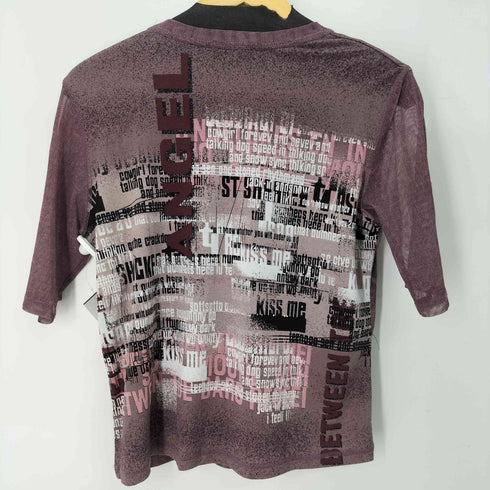 GRANDSEAM S/S 両面デザインシアークルーネックTシャツ レディース
