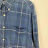 ギャップ Gap 90S OLD デカタグ マドラスチェック B.D L/S デニム シャツ メンズ import:L
