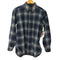 ペンドルトン PENDLETON 70S USA製 L/S BD オンブレチェックウールシャツ メンズ import:M