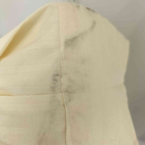 70s vintage 襟芯 ストライプ 織柄 ドレスシャツ メンズ