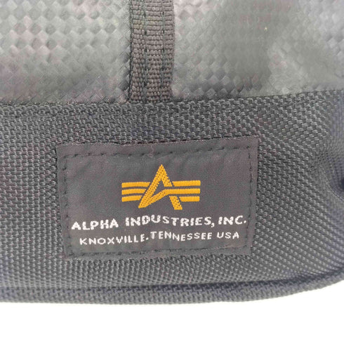アルファインダストリーズ ALPHA INDUSTRIES CARBON LEATHER SERIES TOTE BAG メンズ