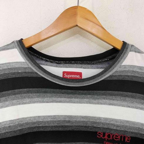 シュプリーム Supreme GRADIENT STRIPED S/S TOP メンズ import:M