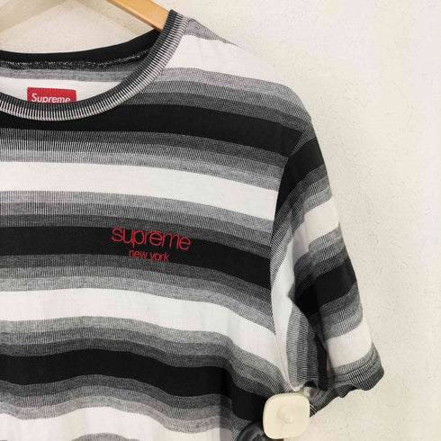 シュプリーム Supreme GRADIENT STRIPED S/S TOP メンズ import:M