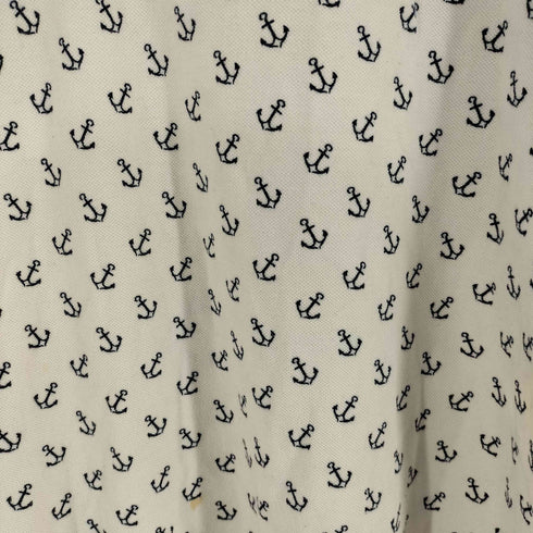 ポロラルフローレン POLO RALPH LAUREN CUSTOM SLIM FIT アンカー柄 ポロシャツ メンズ import:XXL