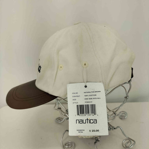 ノーティカ NAUTICA レザー切替 ツートンキャップ メンズ