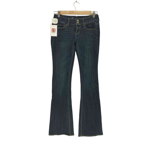 フォーエバー21 FOREVER 21 Y2K フレアデニムパンツ レディース 25