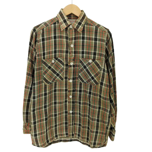 ブレント BRENT 50S~60S チェックネルシャツ メンズ 14 1/2