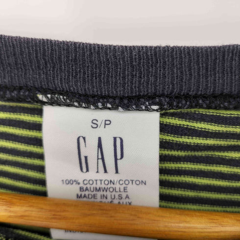 ギャップ Gap 90S USA製 OLD ボーダーポケットTシャツ メンズ import:S