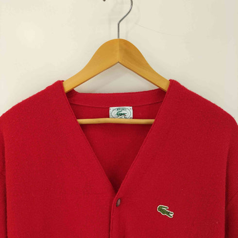アイゾッドラコステ IZOD LACOSTE 80S USA製 アクリルカーディガン メンズ import:L