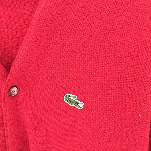 アイゾッドラコステ IZOD LACOSTE 80S USA製 アクリルカーディガン メンズ import:L