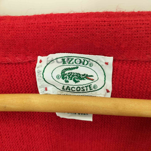 アイゾッドラコステ IZOD LACOSTE 80S USA製 アクリルカーディガン メンズ import:L