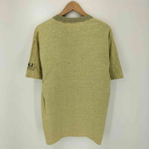 デサント descente NCAA COLLEGE SPORTS USA製 ボーダーTシャツ メンズ
