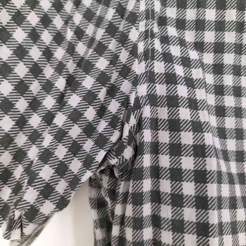 マークバイマークジェイコブス Marc by Marc Jacobs チェック柄 レーヨンコットン レギュラーカラー シャツ レディース import:XS