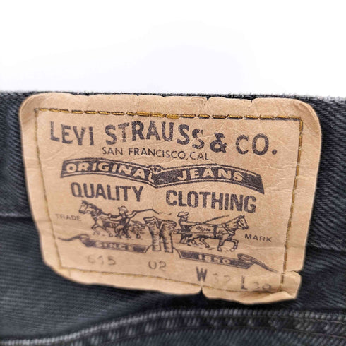 リーバイス Levis 90S ユーロ 615 02 後染めブラック メンズ 32/30