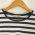 アクネストゥディオズ ACNE STUDIOS フェイスモチーフワッペン ボーダー クルーネック Tシャツ レディース import:XS