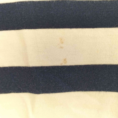 アクネストゥディオズ ACNE STUDIOS フェイスモチーフワッペン ボーダー クルーネック Tシャツ レディース import:XS