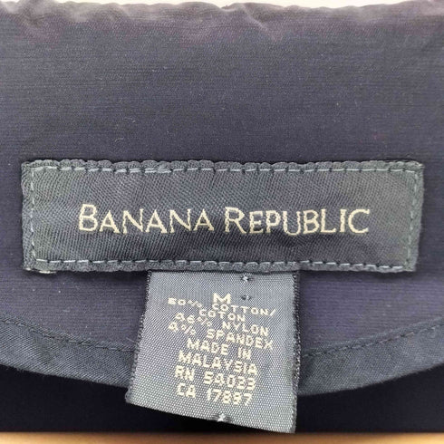バナナリパブリック BANANA REPUBLIC 00s コットンナイロンジャケット 袖ジップ メンズ JPN:M