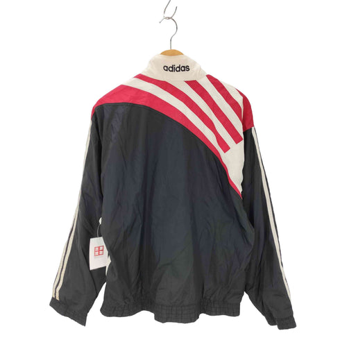 アディダス adidas 80S 白タグ ナイロンジップアップジャケット 万国旗タグ メンズ F174