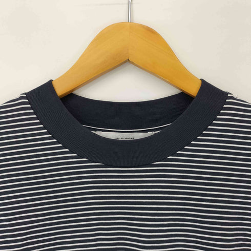 ユナイテッドアローズグリーンレーベルリラクシング UNITED ARROWS green label relaxing COMFY COOL ボーダー クルーネック Tシャツ メンズ JPN:XL