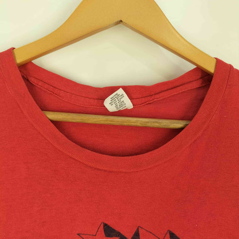 ヘインズ Hanes 70s USA製 三角タグ シングルステッチ プリント Tシャツ メンズ import:XL