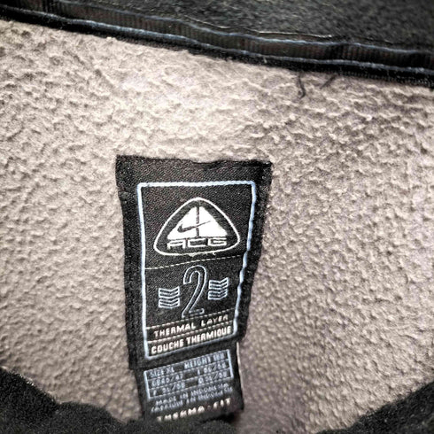 ナイキエーシージー NIKE ACG 90S 2 THERMAL LAYERタグ THERMA-FIT ジップアップ パイピング フリースジャケット メンズ import:XL